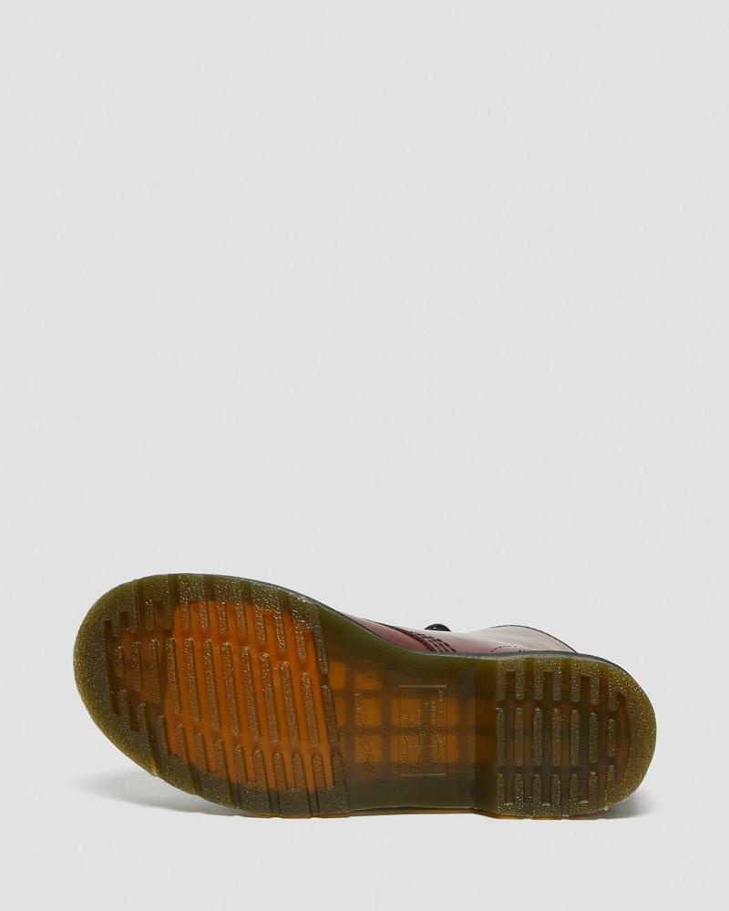 Dr Martens 1460 Smooth Læder Snørestøvler Dame Lyserød Rød | DK 202LIS
